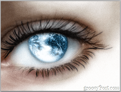Adobe Photoshop Basics - Human Eye lägg till filter för konstnärligt utseende