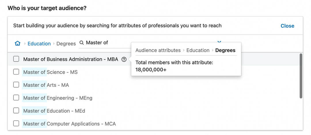 how-to-use-targeting-get-in-front-of-concurrent-audiences-on-linkedin-education-degrees-step-25