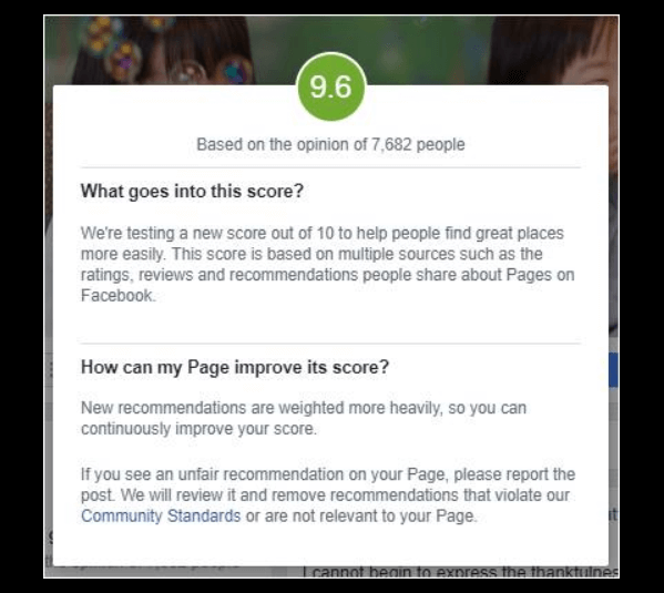 Facebook lägger till granskningsresultat till sidor.