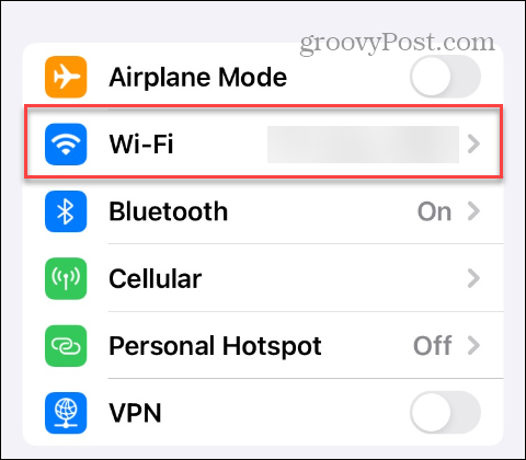 Glöm ett Wi-Fi-nätverk på en iPhone