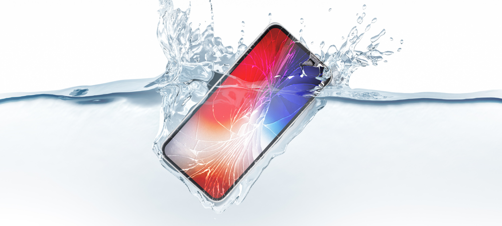 iPhone i vatten
