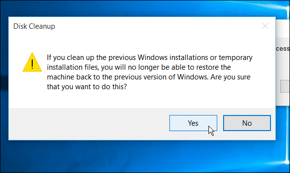 Uppgradering av Windows 10: Få tillbaka ditt utrymme