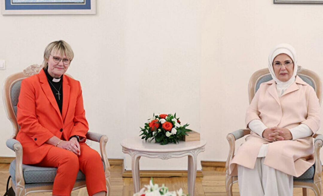 Grattis till Emine Erdoğan från Birgitta Ed, fru till Sveriges statsminister Ulf Kristersson!