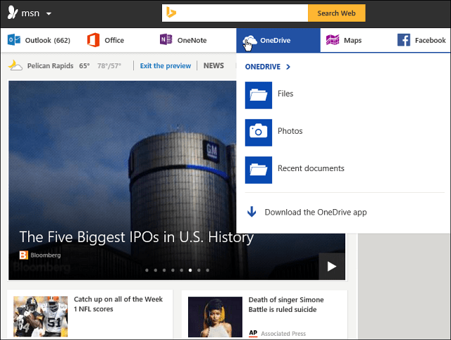 Microsoft lanserar nytt ombyggt MSN för förhandsgranskning