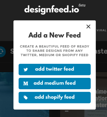 designfeed lägg till feed