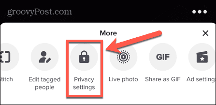 tiktok sekretessinställningar
