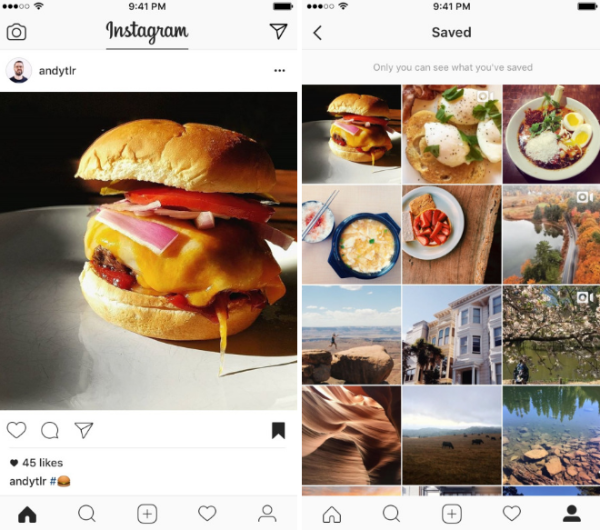 Instagram sparade inlägg är nu tillgängliga som en del av Instagram version 10.2 för både iOS och Android.