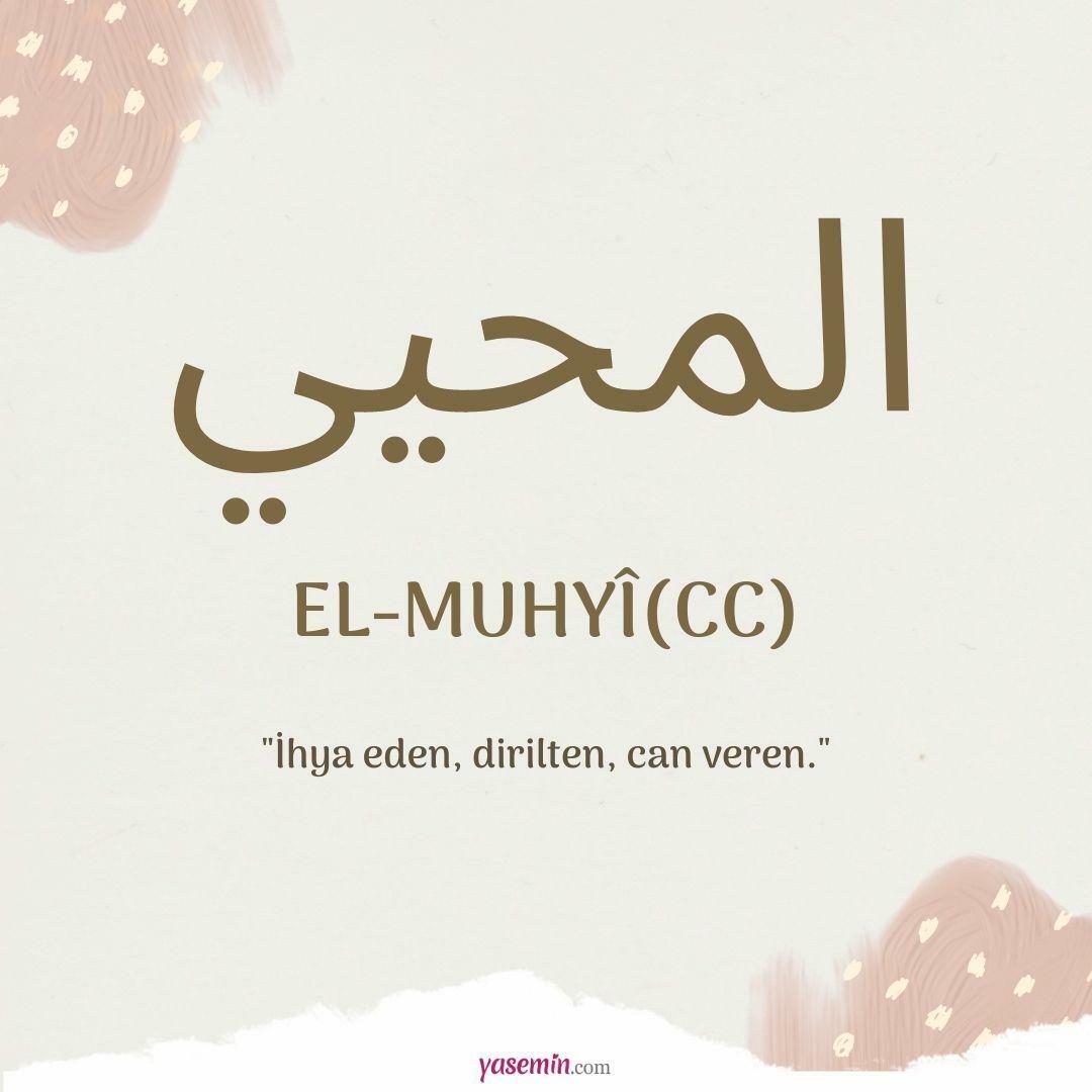 Vad betyder al-Muhyi (cc)?