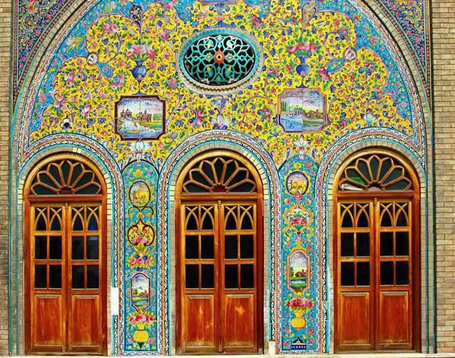 Scener från Golestan Palace