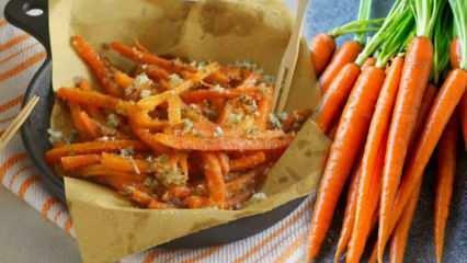Recept på stekt morot! Hur steker man morötter? Stekta morötter med ägg och mjöl 
