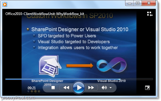 ClientWorkFlow handledningvideo om Microsoft Office / Sharepoint 2010-utveckling
