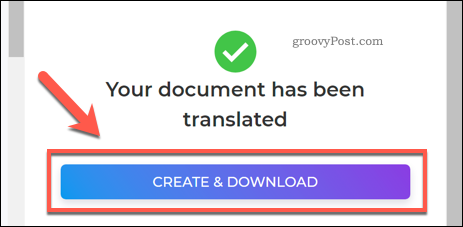 Spara en översatt PDF-fil med DeftPDF