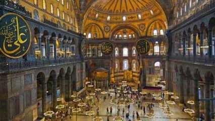 Det var första gången i Hagia Sophias historia! Azan-ljuden är trötta i moskén efter 89 år
