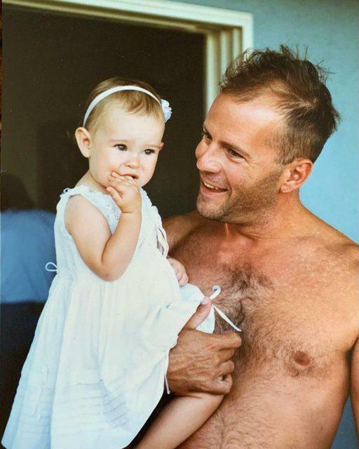 Bruce Willis och hans dotter Rumer Willis