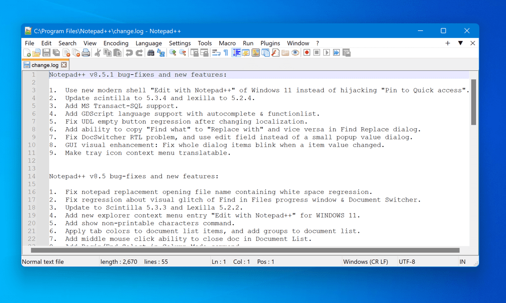 Hur man gör Notepad++ till standardtextredigeraren i Windows 11
