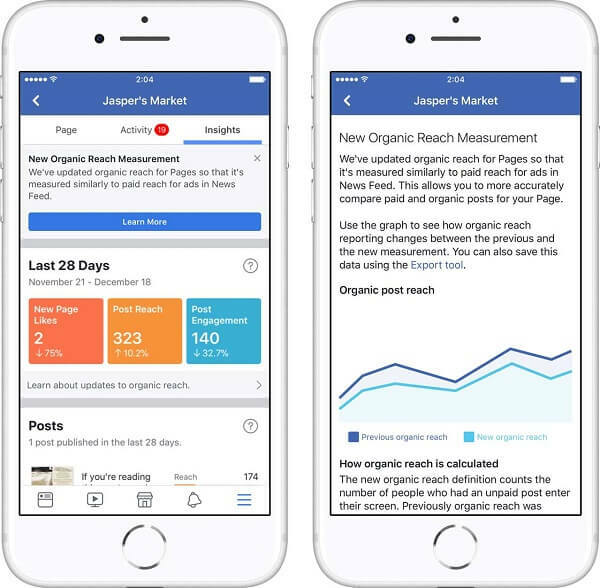 Facebook lanserade två nya uppdateringar av Page Insights som lovar att hjälpa företag att förstå de resultat som betyder mest.