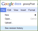 Google Revisionshistorikverktyg uppdaterat idag