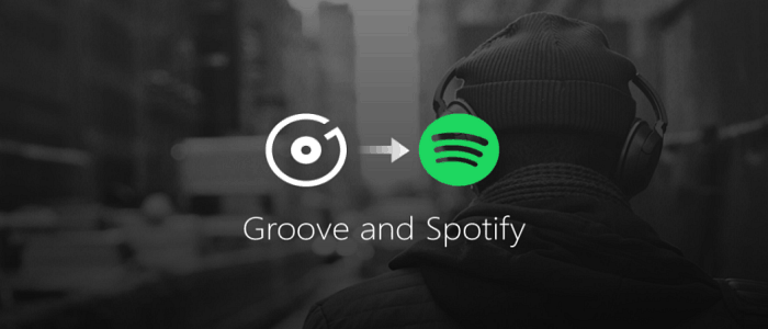Microsoft Groove Music till Spotify