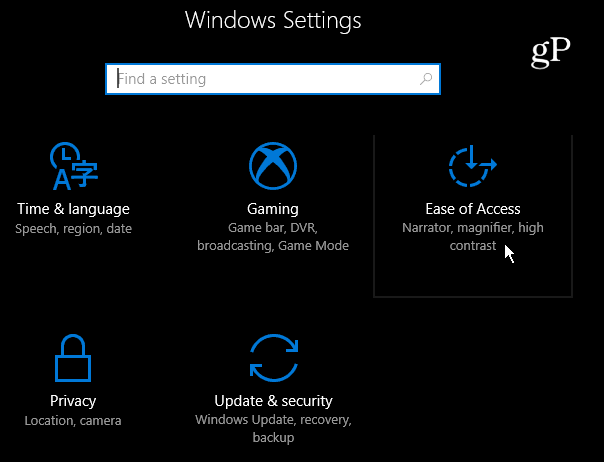 2 Enkel åtkomst till Windows 10-inställningar
