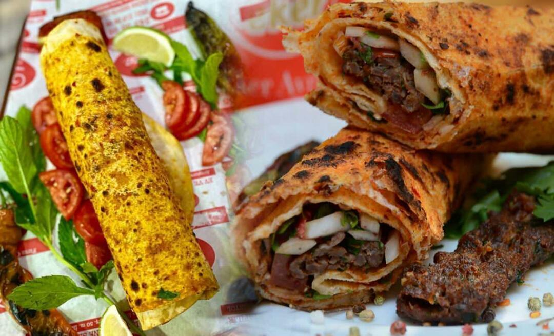 Hur gör man Hatays berömda Harbiye Kebab? Vad är Harbiye Wrap?