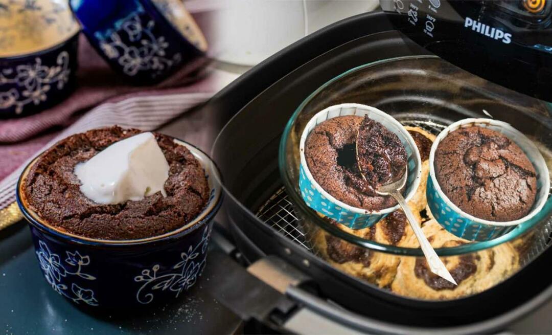 Hur gör man sufflé i Airfryer? Hur många minuter och hur många grader är sufflen i Airfryer?