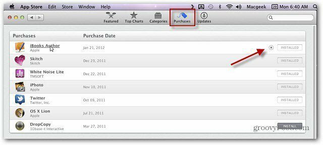 Mac App Store-ikonen