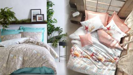 De mest eleganta sängkläderna ger modeller för mors dag