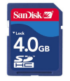 Sandisk 4 GB Memory SDHC