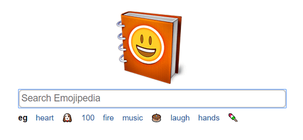 Emojipedia är en sökmotor för emojis.