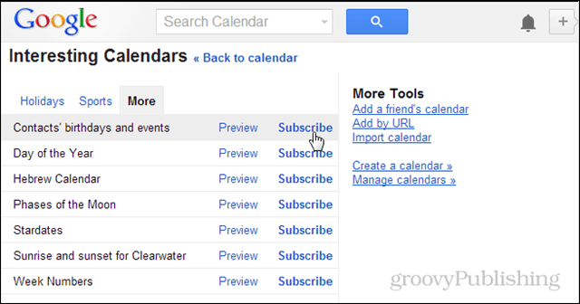 Så här kopierar du födelsedagar till din Google-kalender