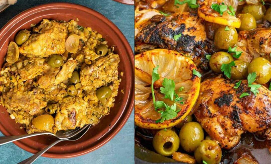 Hur gör man marockansk kyckling? Marockanskt kycklingrecept för dig som letar efter en annan smak!
