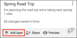 Lägg till lager för din bilresa i Google Maps