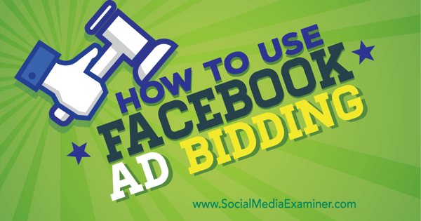 optimera Facebook-annonser med annonsbudgivning