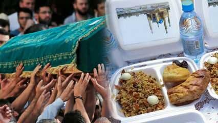 Är det tillåtet att dela ut mat efter en död person? Islam