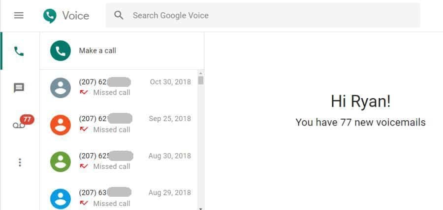 google röstsamtal