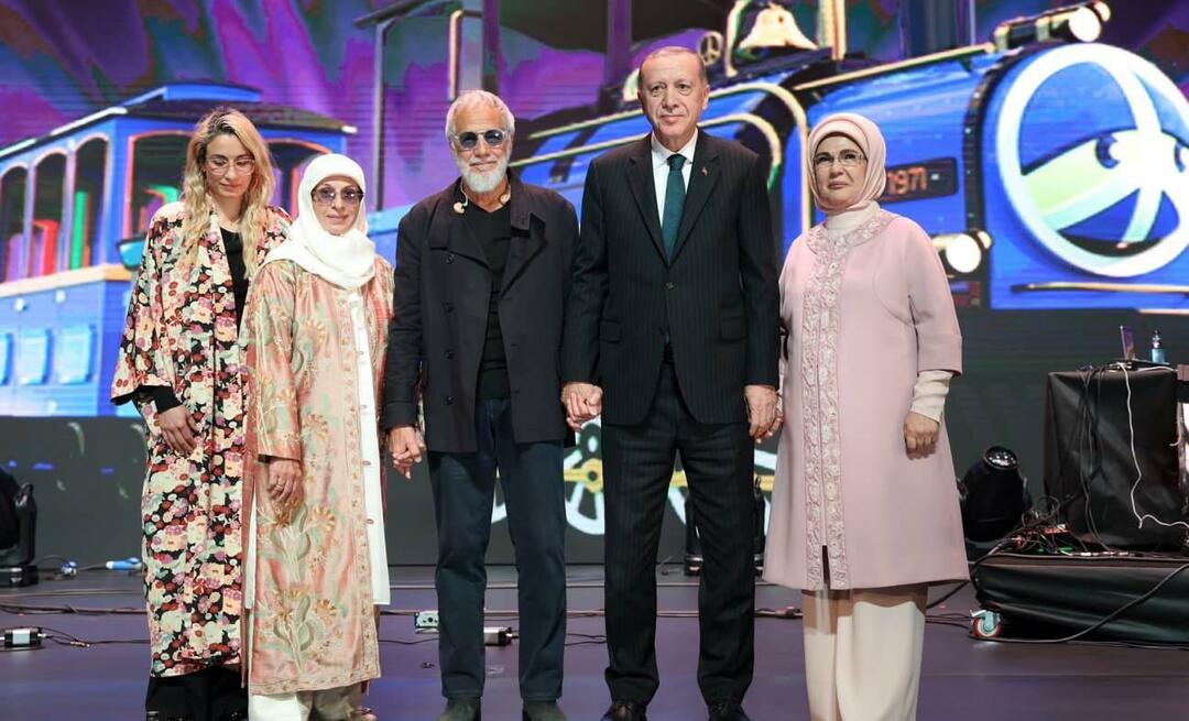 Emine Erdogan delade från Yusuf Islam-konsert!