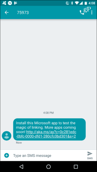 sms-meddelande android