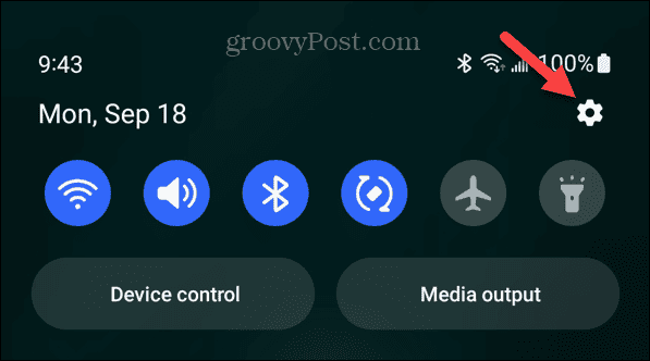 Android-tangentbord visas inte