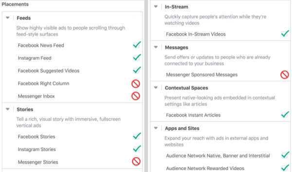 Facebook ThruPlay Optimization för videoannonser, steg 3.