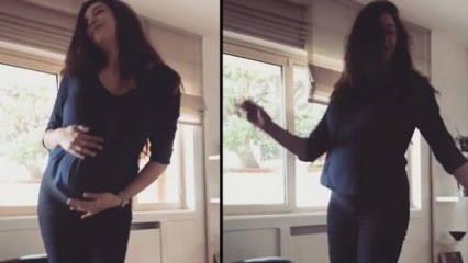 7-månaders gravid Azra Akın dansade så här