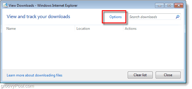 Så här ändrar du Internet Explorer 9 nedladdningsmapp