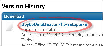 spybot anti-beacon-nedladdning