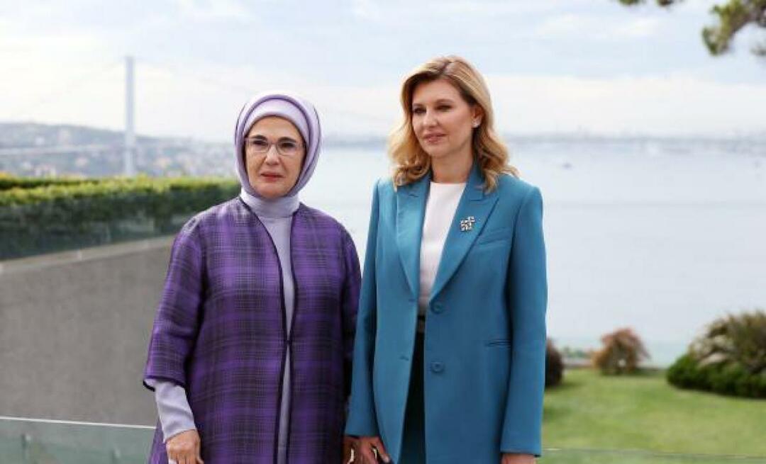 Emine Erdoğan var värd för Olena Zelenska, fru till Ukrainas president!