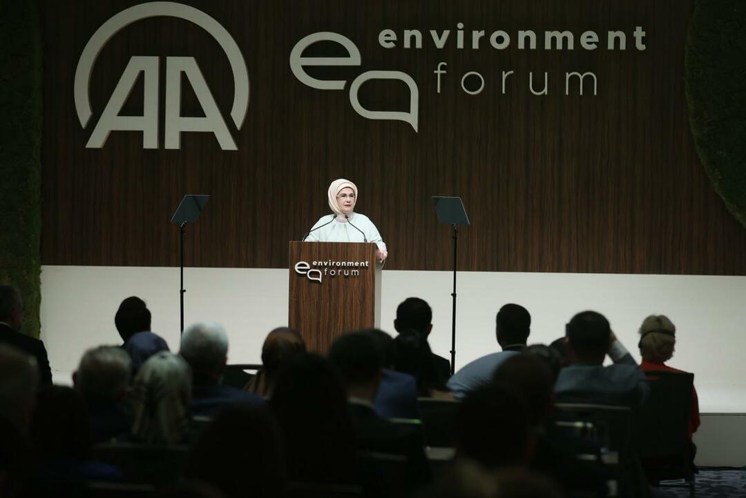 Emine Erdoğan deltog i International Environment Forum!