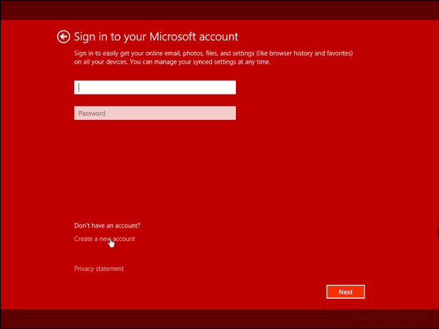 Installera Windows 8.1 endast med ett lokalt konto