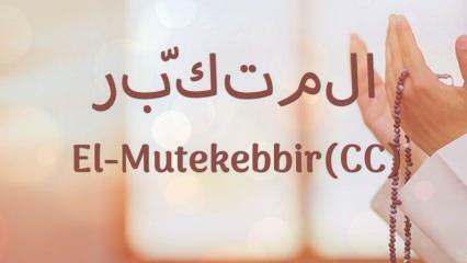Vad betyder al-Mutakabbir? Al Mutakabbir