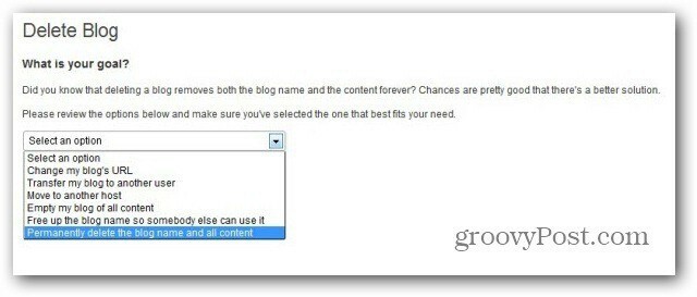 Hur man tar bort en Wordpress.com-blogg eller gör den privat