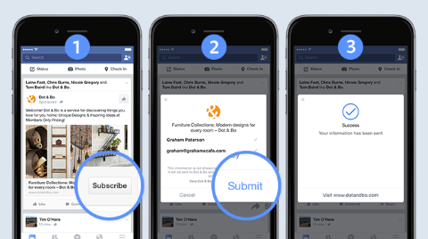 Facebook testar Lead Ads i mobilen