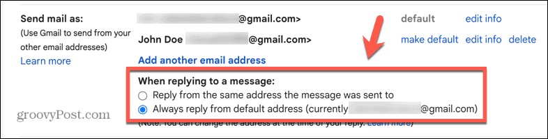 gmail svar från