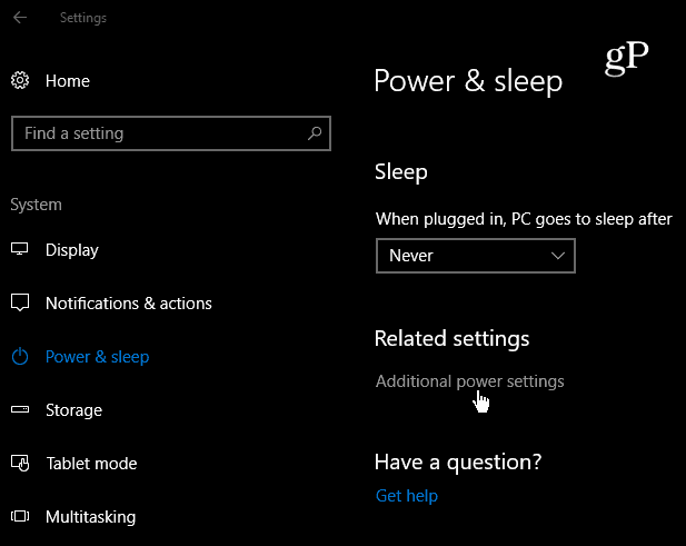 Hur du anpassar vad strömbrytaren gör i Windows 10